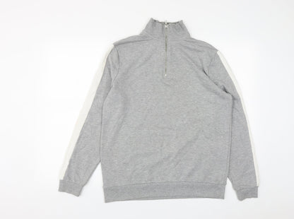 Mens UK Size S ASOS Grey Pullover Sweatshirt