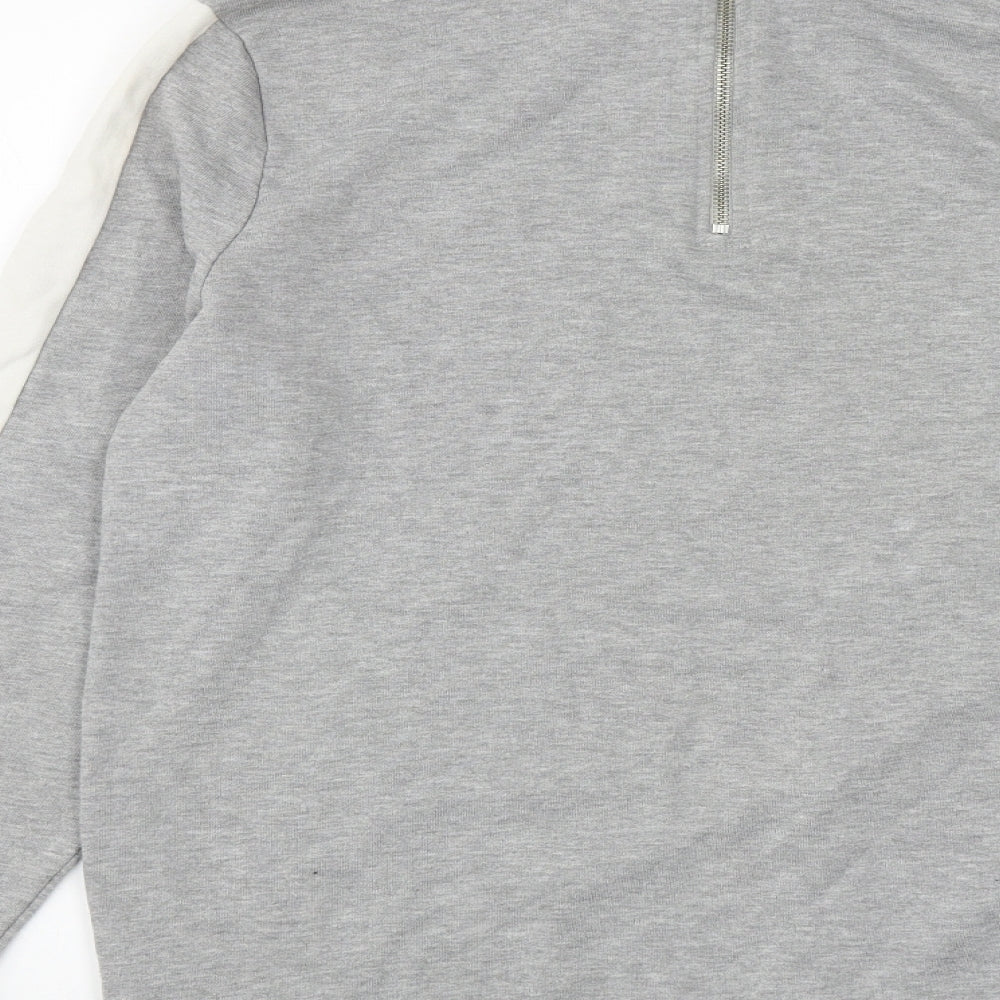 Mens UK Size S ASOS Grey Pullover Sweatshirt