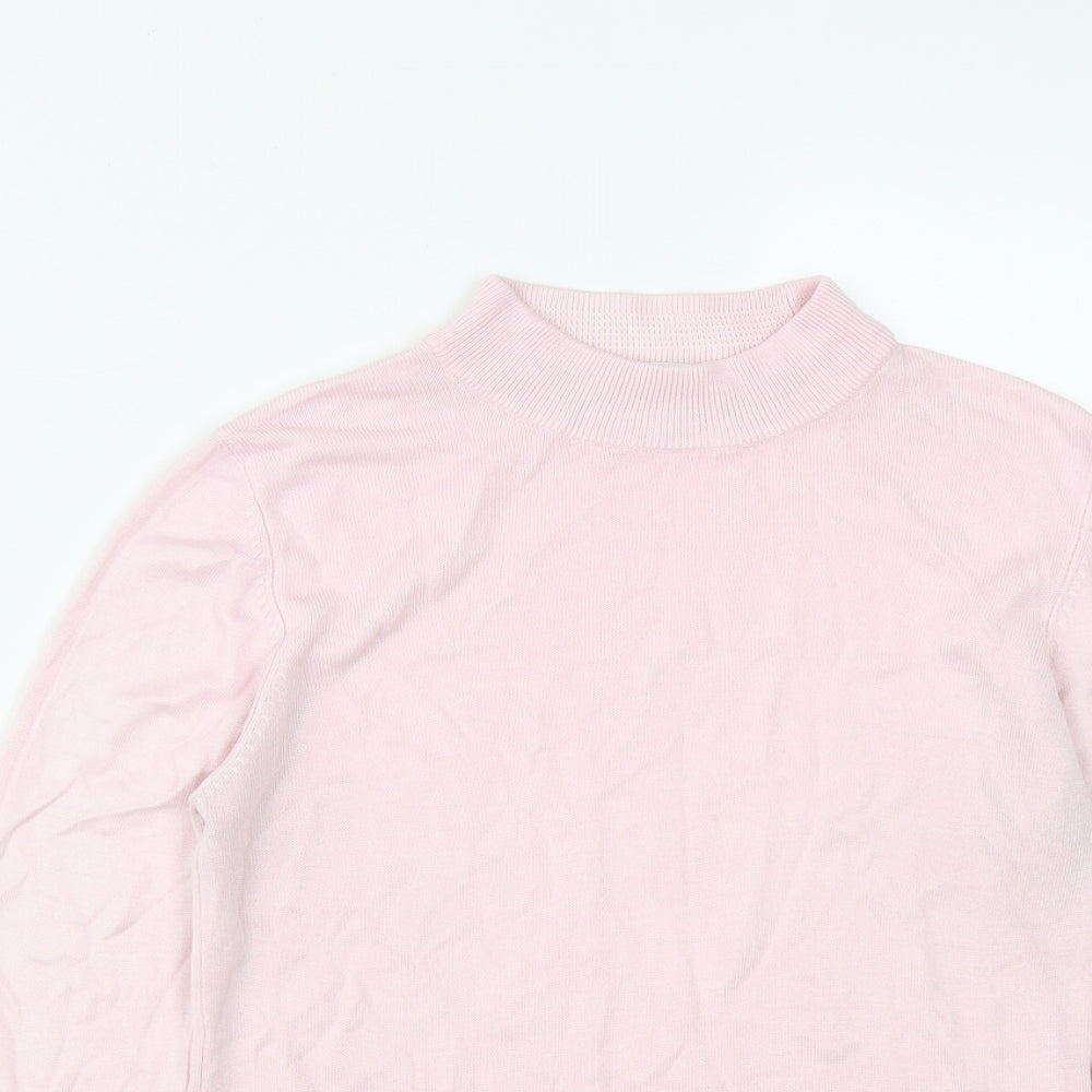 Womens UK Size 10 Marks and Spencer Pink Pullover Jumper