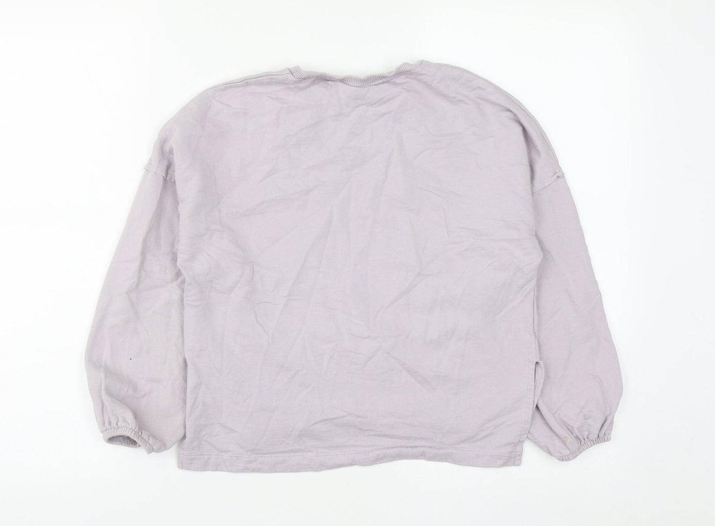 NEXT Girls Purple  Cotton Pullover Sweatshirt Size 10 Years