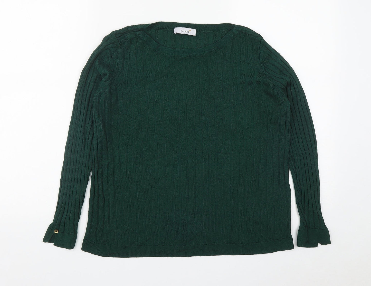 Womens UK Size 14 Marks and Spencer Green Pullover Sweatshirt