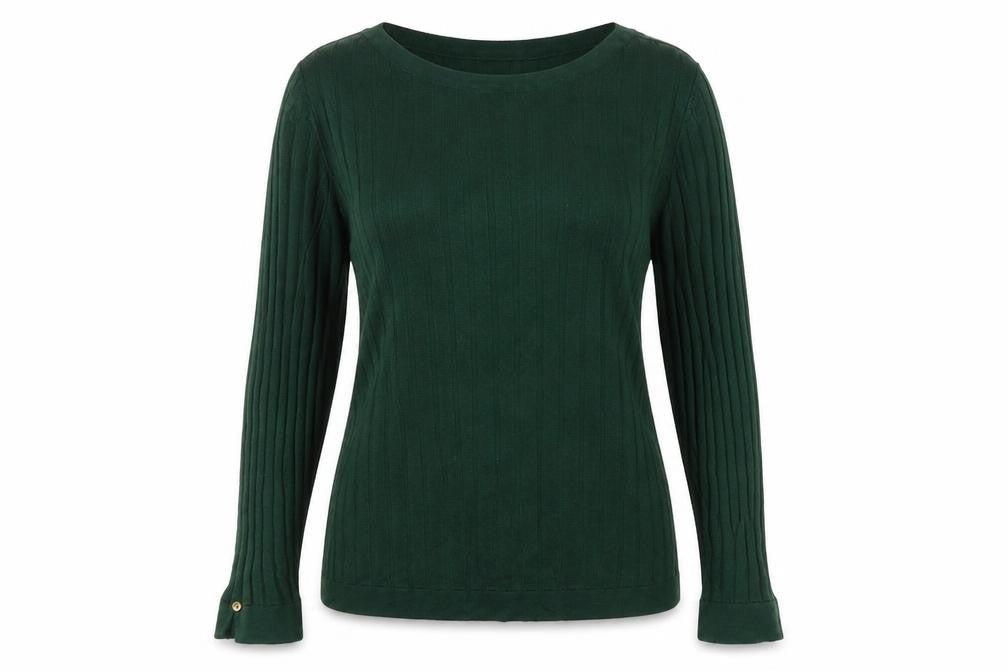 Womens UK Size 14 Marks and Spencer Green Pullover Sweatshirt