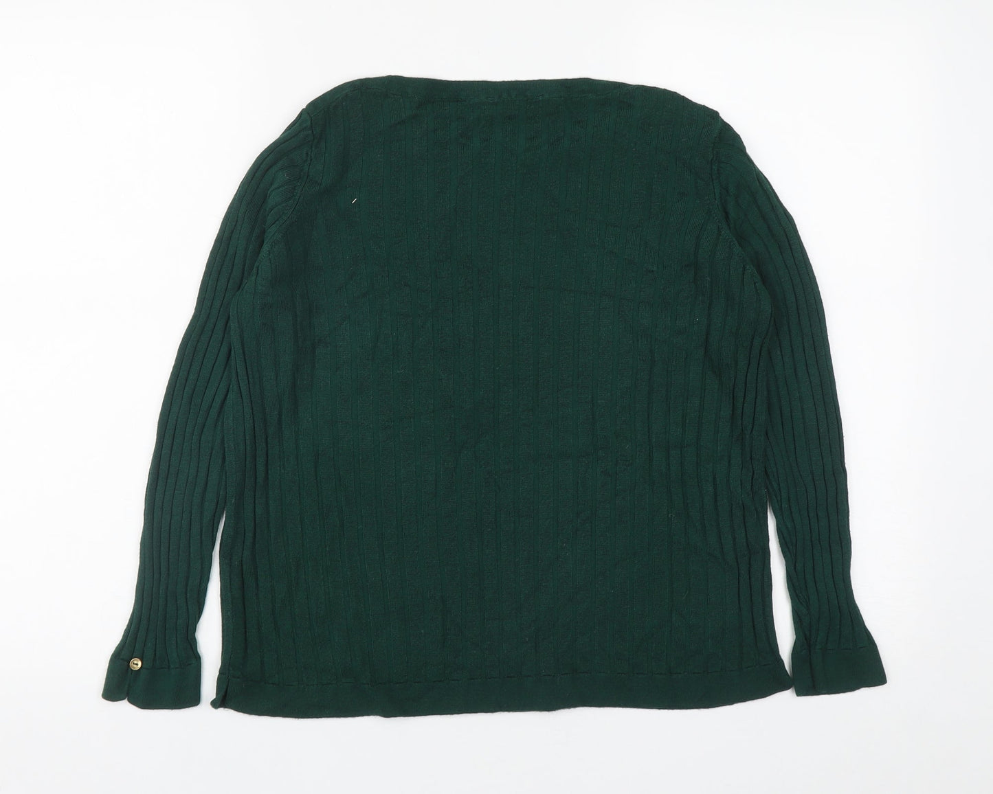 Womens UK Size 14 Marks and Spencer Green Pullover Sweatshirt