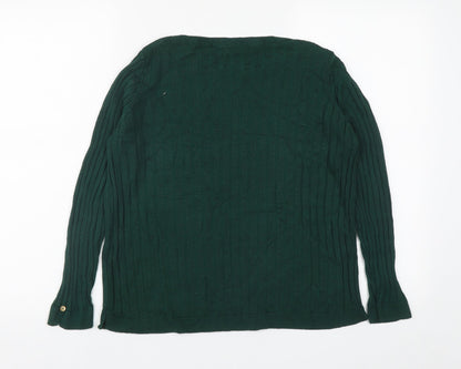 Womens UK Size 14 Marks and Spencer Green Pullover Sweatshirt