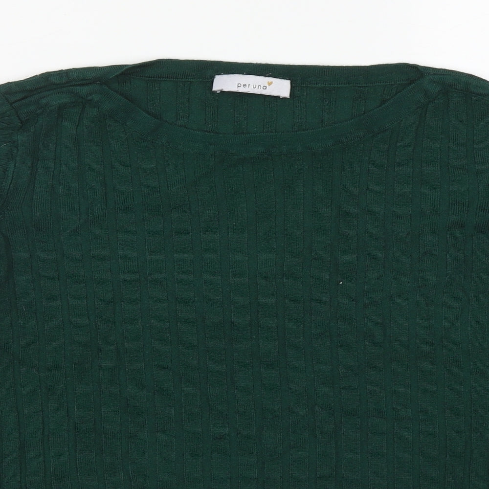 Womens UK Size 14 Marks and Spencer Green Pullover Sweatshirt