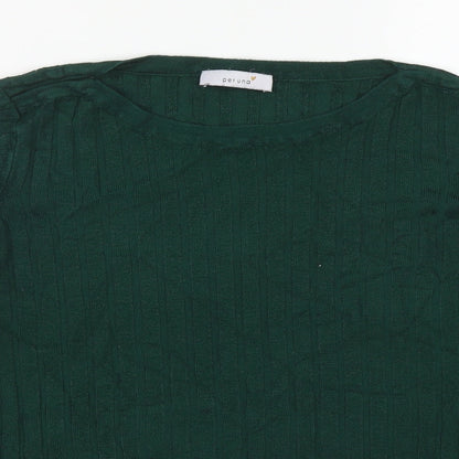Womens UK Size 14 Marks and Spencer Green Pullover Sweatshirt