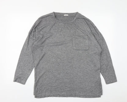 Womens UK Size S Oysho Grey Pullover Jumper