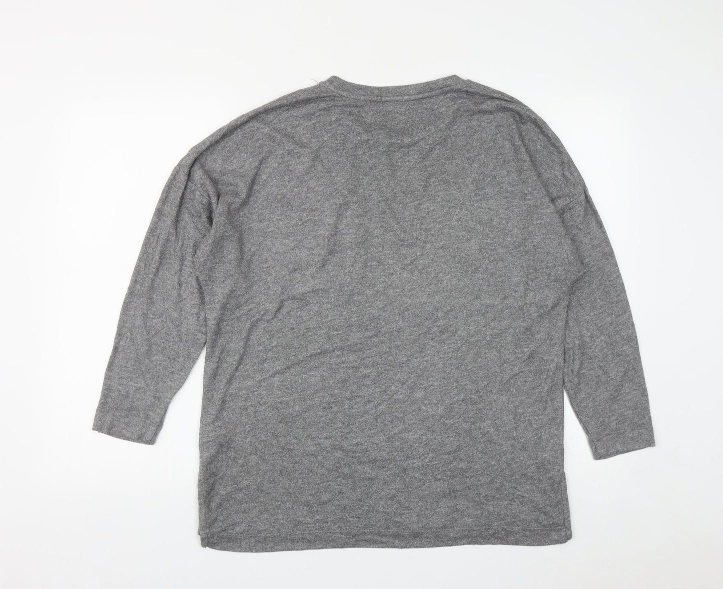 Womens UK Size S Oysho Grey Pullover Jumper