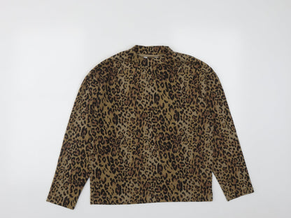 Womens UK Size 8 Marks and Spencer Brown Pullover Jumper