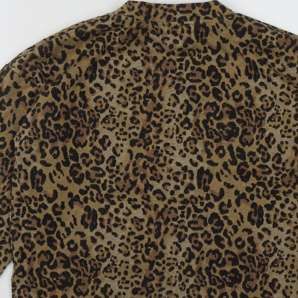 Womens UK Size 8 Marks and Spencer Brown Pullover Jumper