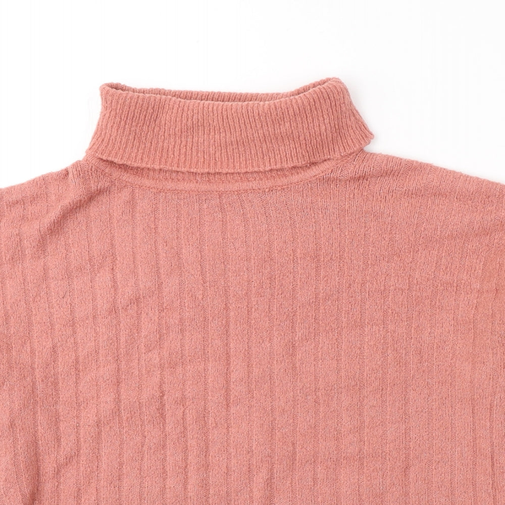 Womens UK Size S Brave Soul Pink Pullover Jumper
