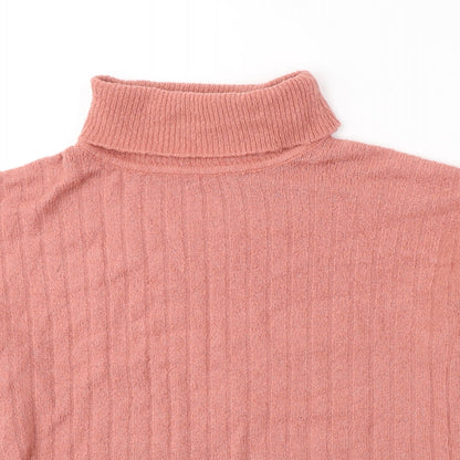 Womens UK Size S Brave Soul Pink Pullover Jumper