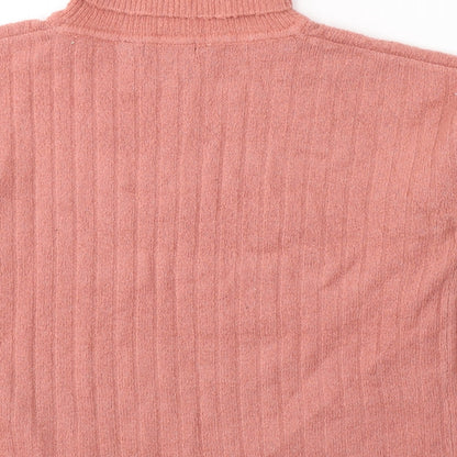 Womens UK Size S Brave Soul Pink Pullover Jumper