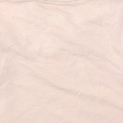 Matalan Girls Pink  Cotton Pullover Sweatshirt Size 9 Years  Pullover - Love