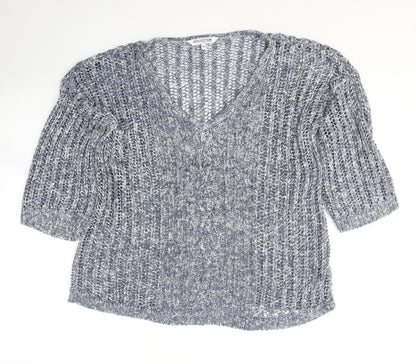 Womens UK Size 18 Debenhams Blue Pullover Jumper