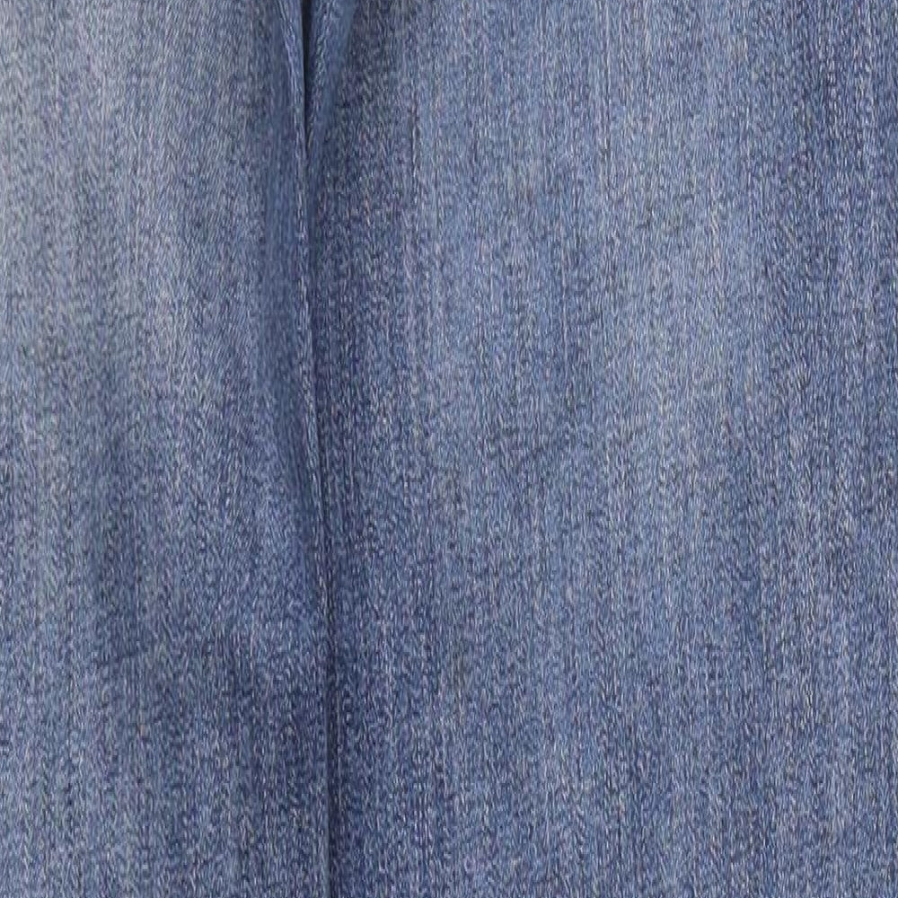 Denim & Co. Mens Blue  Cotton Skinny Jeans Size 28 in L30 in Slim Button