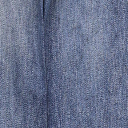 Denim & Co. Mens Blue  Cotton Skinny Jeans Size 28 in L30 in Slim Button