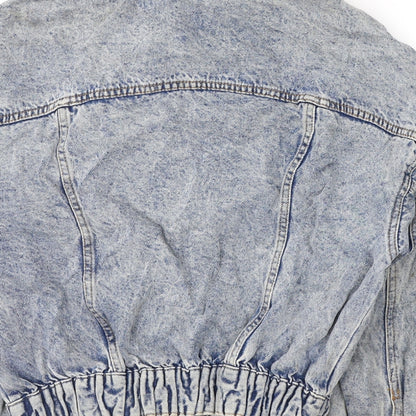 Primark Womens Blue   Jacket  Size 6  Button