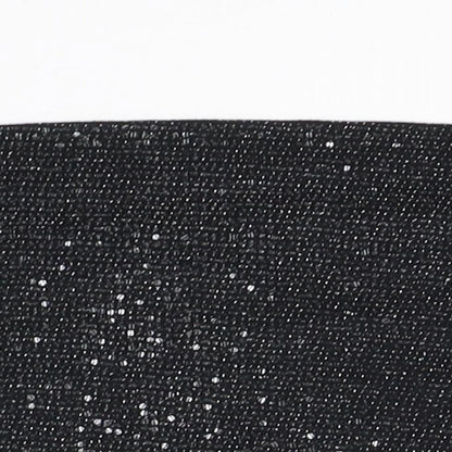Womens UK Size 18 New Look Black Cropped Blouse