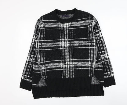 Womens UK Size S Marks and Spencer Black Pullover Jumper