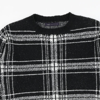 Womens UK Size S Marks and Spencer Black Pullover Jumper