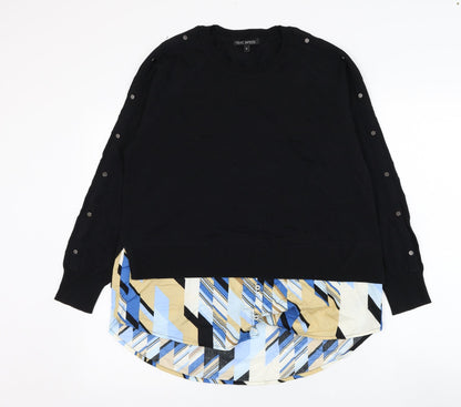 Womens UK Size M NEXT Black Pullover Jumper