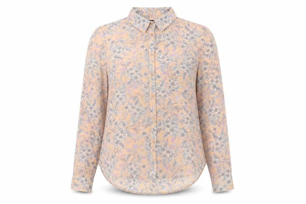 Womens UK Size 8 New Look Pink Basic Button-Up