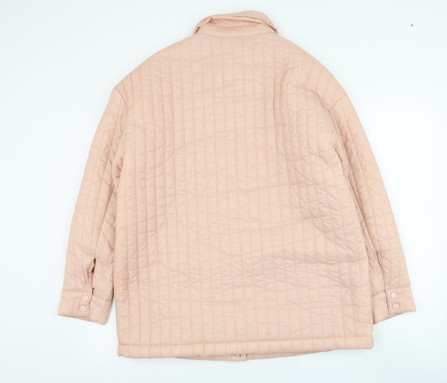 Primark Womens Pink   Puffer Jacket Coat Size 10  Zip