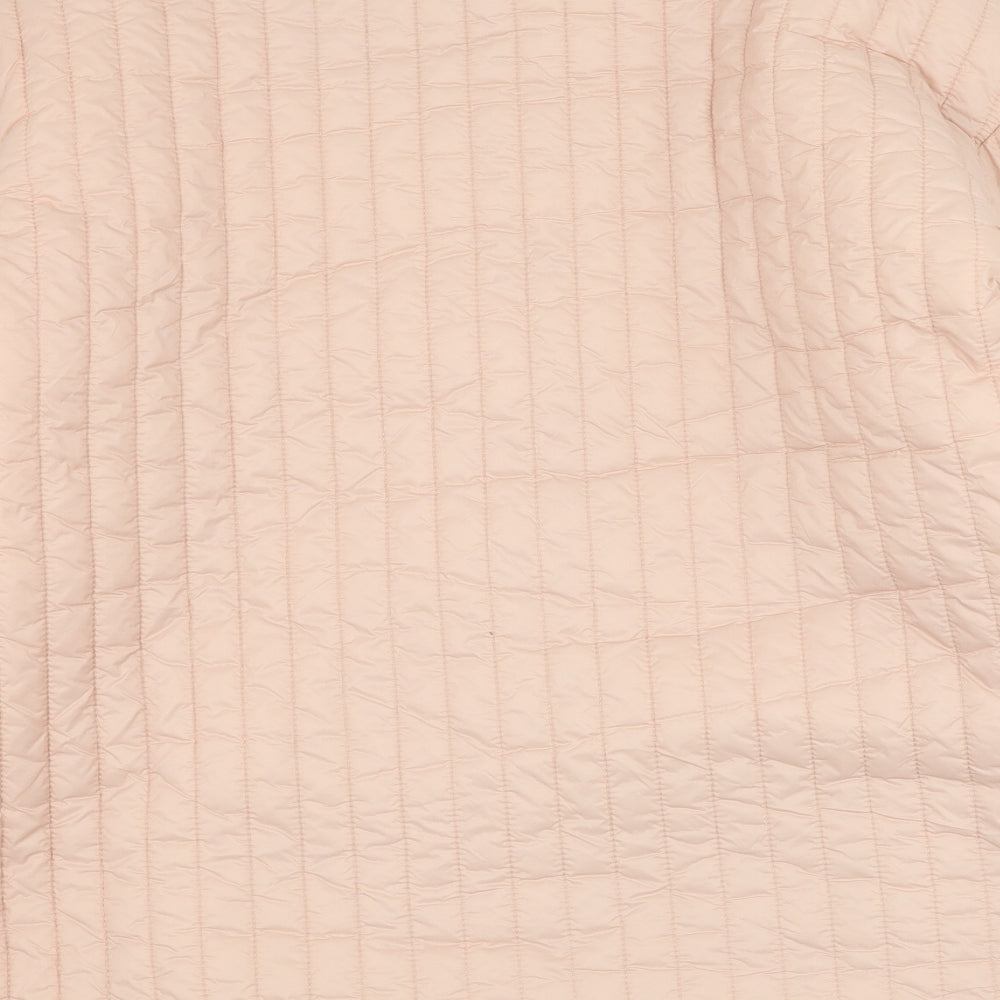 Primark Womens Pink   Puffer Jacket Coat Size 10  Zip