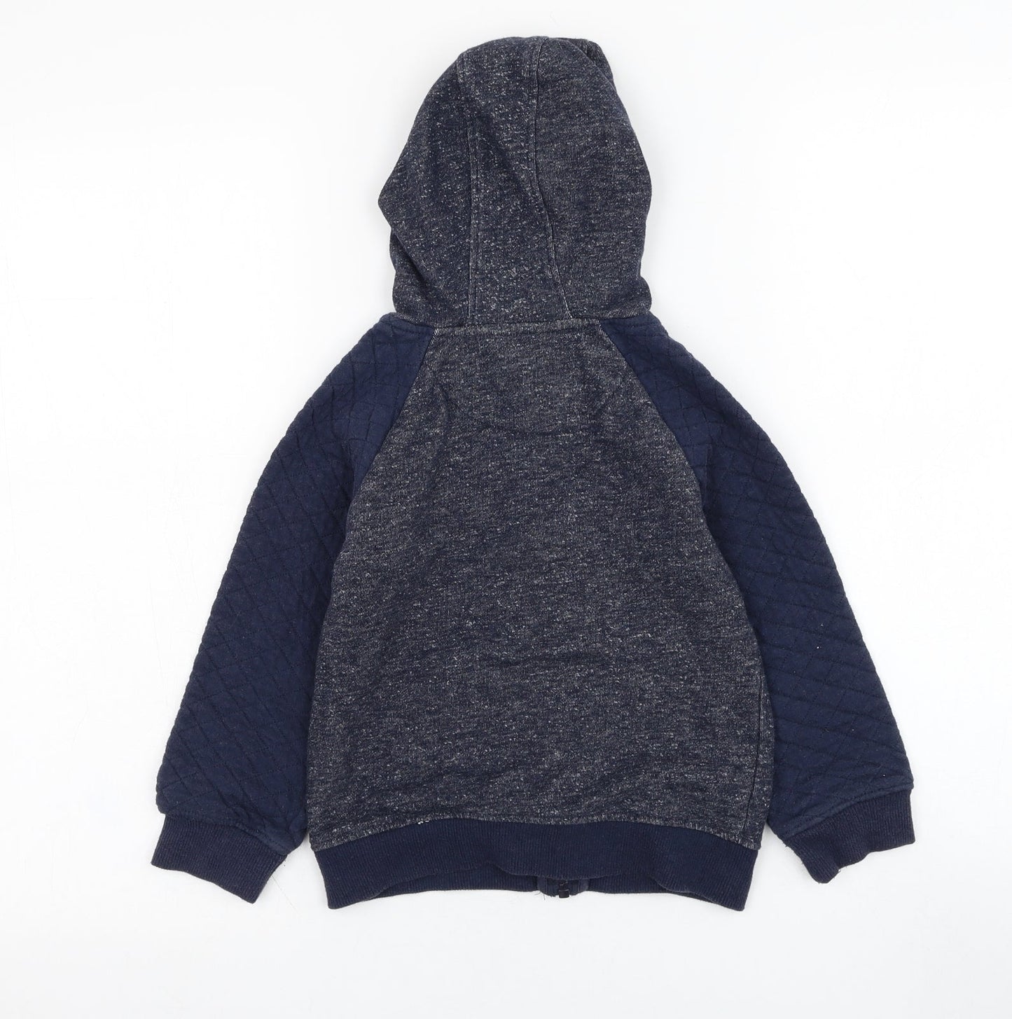 Primark Boys Blue  Polyester Full Zip Hoodie Size 6-7 Years  Zip