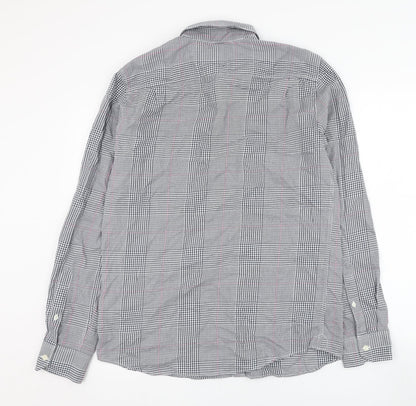 Mens UK Size M Jack Wills Blue  Button-Up Long Sleeve Casual Shirt
