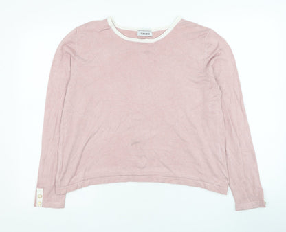 Womens UK Size M Alexara Pink Pullover Jumper