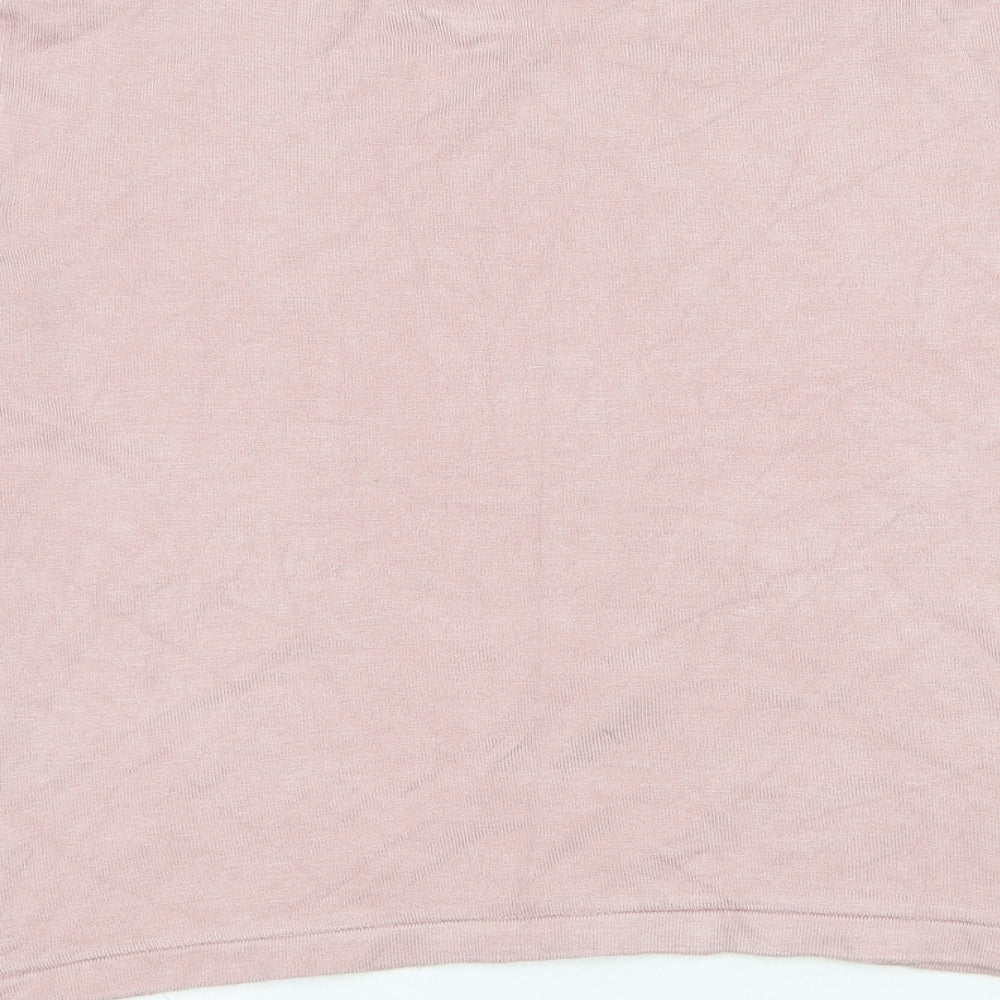 Womens UK Size M Alexara Pink Pullover Jumper