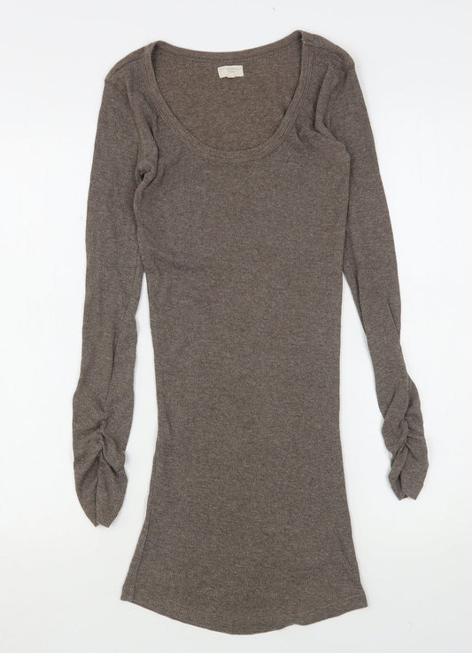 Womens UK Size 8 New Look Brown Pullover Jumper