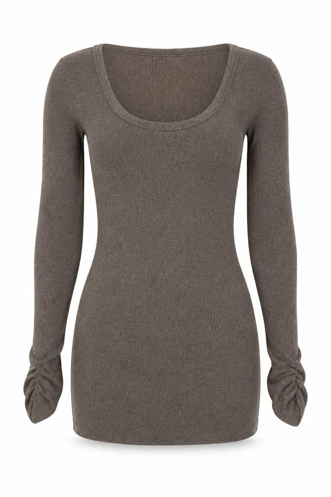 Womens UK Size 8 New Look Brown Pullover Jumper