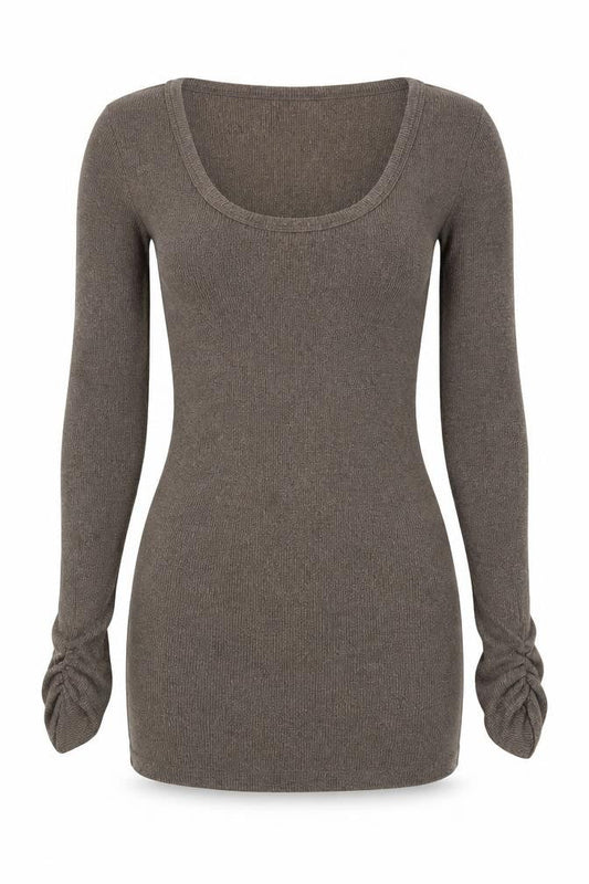 Womens UK Size 8 New Look Brown Pullover Jumper