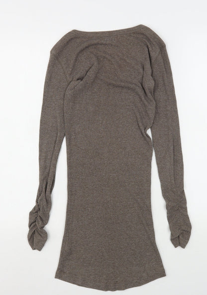 Womens UK Size 8 New Look Brown Pullover Jumper