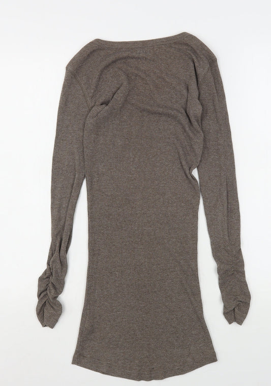 Womens UK Size 8 New Look Brown Pullover Jumper