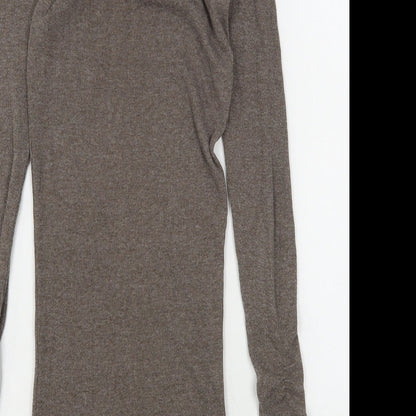 Womens UK Size 8 New Look Brown Pullover Jumper