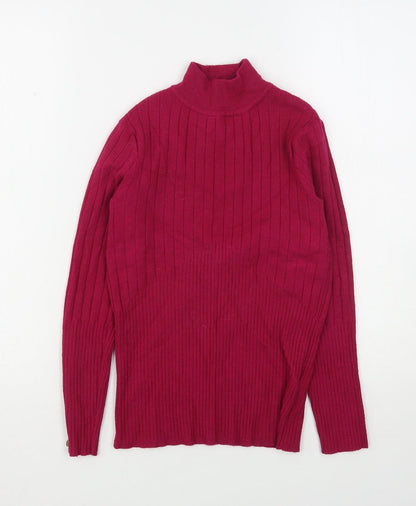 Womens UK Size 8 Marks and Spencer Purple Pullover Jumper