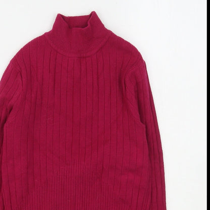 Womens UK Size 8 Marks and Spencer Purple Pullover Jumper