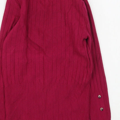 Womens UK Size 8 Marks and Spencer Purple Pullover Jumper
