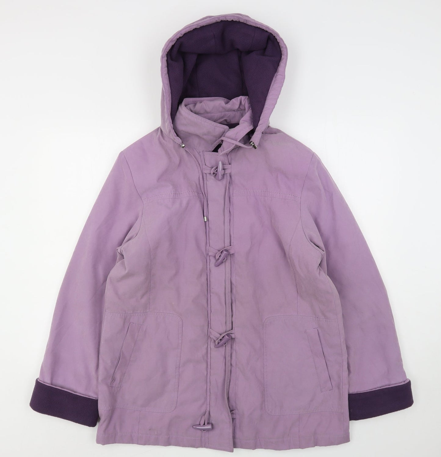 Womens UK Size 14 EWM Pink Overcoat