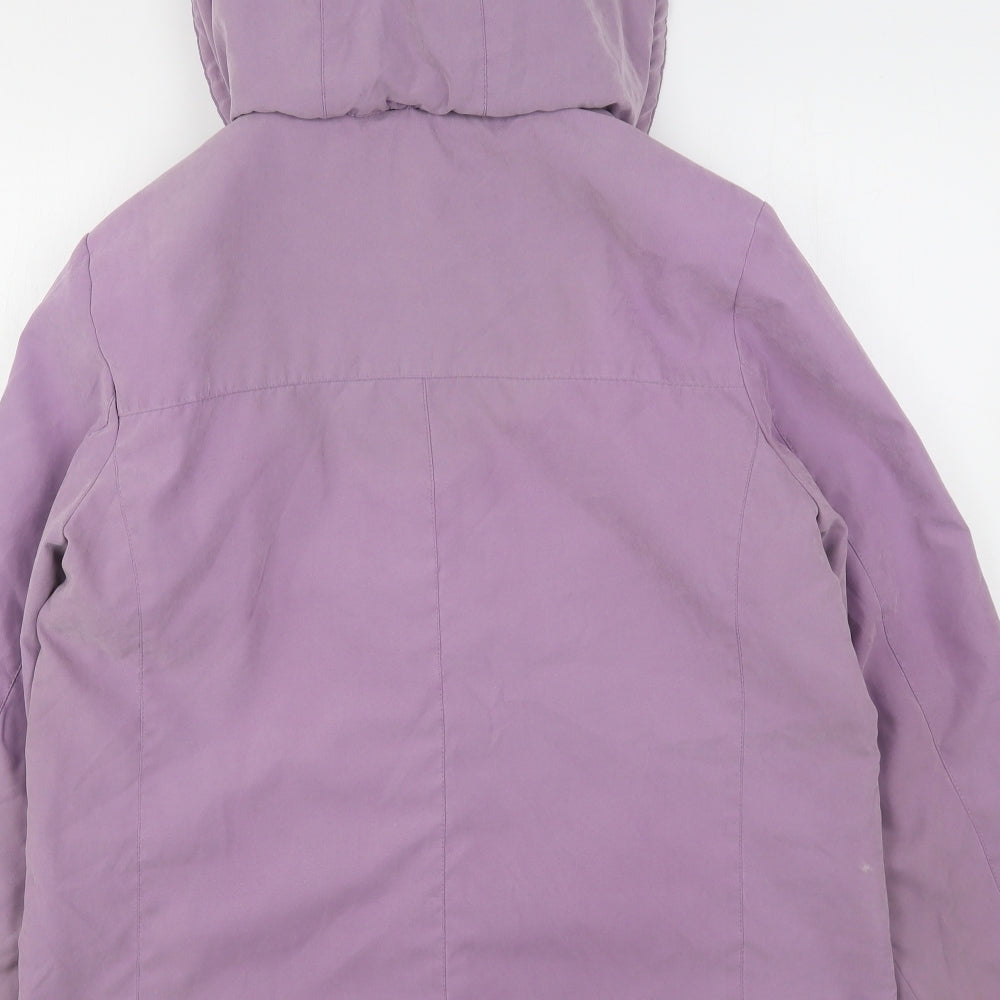 Womens UK Size 14 EWM Pink Overcoat