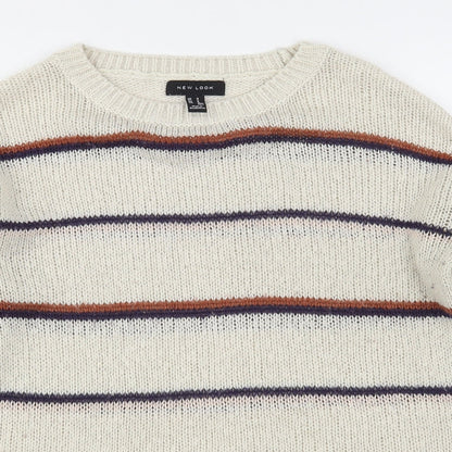 Womens UK Size S New Look Multicoloured Pullover Jumper