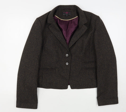 New Look Womens Brown  Polyester Jacket Sport Coat Size 18