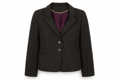 New Look Womens Brown  Polyester Jacket Sport Coat Size 18