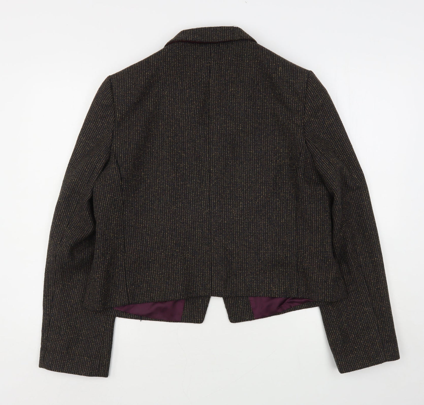 New Look Womens Brown  Polyester Jacket Sport Coat Size 18