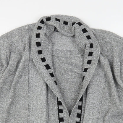 Unique Style Womens Grey Round Neck  Acrylic Pullover Jumper Size M   - Jumper with cardigan