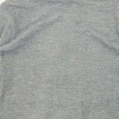 Unique Style Womens Grey Round Neck  Acrylic Pullover Jumper Size M   - Jumper with cardigan